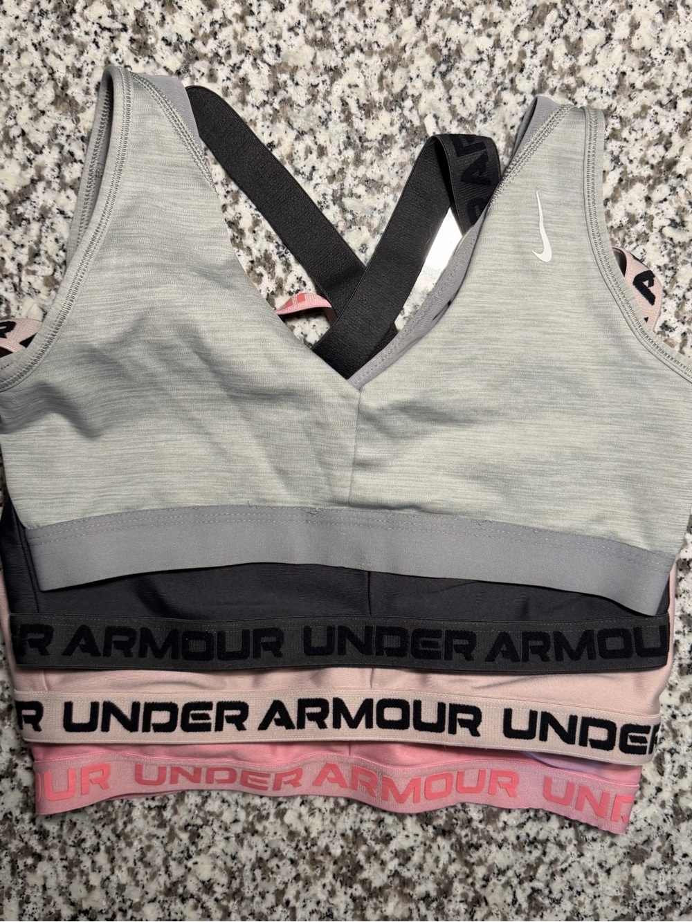 Women's Under Armour & Nike Sports Bra Set
